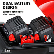 BAUMR-AG 450CX 40V SYNC Cordless Lawn Mower Kit, Fast Charger, 2 x 4Ah Battery, 320mm Grass Cutting Path