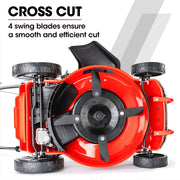 BAUMR-AG Petrol Lawn Mower 220cc 18