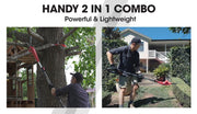 PRE-ORDER BAUMR-AG Cordless 2 in 1 Pole Chainsaw and Hedge Trimmer Combo Kit, with 20V SYNC Battery and Charger