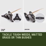 BAUMR-AG 65cc 7in1 Long Reach Garden Multi-tool, Pole Saw, Hedge & Line Trimmer, Brush Cutter, 12