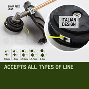BAUMR-AG 65cc 9in1 Long Reach Garden Multi-tool, Pole Saw, Hedge & Line Trimmer, Brush Cutter, 12
