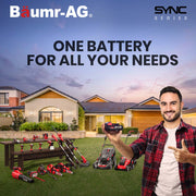 BAUMR-AG BX350 Cordless 20V Pressure Washer Kit, with 6 Stage Spray Head, Battery & Charger