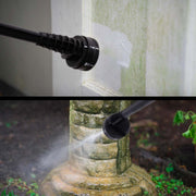 BAUMR-AG BX350 Cordless 20V Pressure Washer Kit, 6 Stage Spray Head, Detergent Nozzle, Water Carrier, Battery & Charger