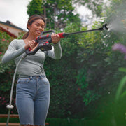 BAUMR-AG BX350 Cordless 20V Pressure Washer Kit, 6 Stage Spray Head, Detergent Nozzle, Water Carrier, Battery & Charger