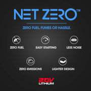 BAUMR-AG BX350 Cordless 20V Pressure Washer Kit, 6 Stage Spray Head, Detergent Nozzle, Water Carrier, Battery & Charger