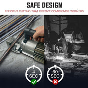 BAUMR-AG Hydraulic Portable Electric Rebar Cutter 25mm 1600W - RB25T