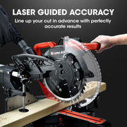 BAUMR-AG 305mm Dual Bevel Sliding Compound Mitre Drop Saw