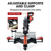 BAUMR-AG 305mm Dual Bevel Sliding Compound Mitre Drop Saw