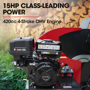 BAUMR-AG LCS-700 Portable Log Circular Saw, 15HP, 270MM Cut Depth