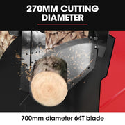 BAUMR-AG LCS-700 Portable Log Circular Saw, 15HP, 270MM Cut Depth