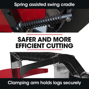 BAUMR-AG LCS-700 Portable Log Circular Saw, 15HP, 270MM Cut Depth