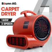 BAUMR-AG Carpet Floor Dryer Air Mover Blower Fan, 3-Speed, 700CFM, Commercial/Home