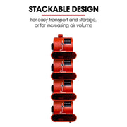 BAUMR-AG Carpet Floor Dryer Air Mover Blower Fan, 3-Speed, 1300CFM, Commercial/Home