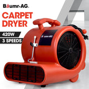 BAUMR-AG Carpet Floor Dryer Air Mover Blower Fan, 3-Speed, 1300CFM, Commercial/Home
