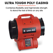 BAUMR-AG 300mm (12 inch) Portable Air Blower Mover Axial Ventilation Extraction Fan