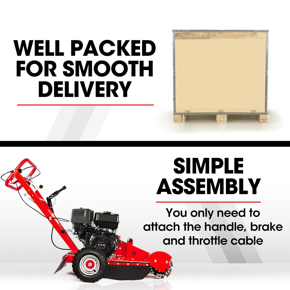 BAUMR-AG 15HP Commercial Petrol Tree Stump Grinder – Baumr-AG