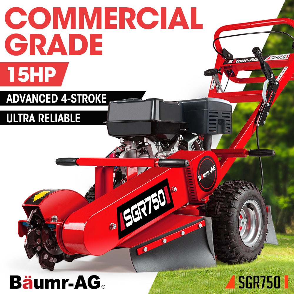 BAUMR-AG 15HP Commercial Petrol Tree Stump Grinder – Baumr-AG