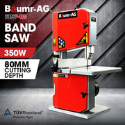 Baumr-AG 350W Wood Bandsaw, Benchtop, 80mm Cutting Depth (BS30)