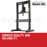 Baumr-AG 10 Tonne Hydraulic Shop Press Workshop Jack Bending Stand H-Frame