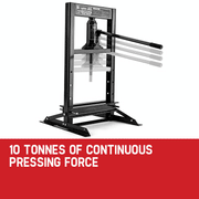 Baumr-AG 10 Tonne Hydraulic Shop Press Workshop Jack Bending Stand H-Frame