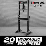 Baumr-AG 20 Tonne Hydraulic Shop Press Workshop Jack Bending Stand H-Frame