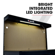BAUMR-AG Steel Workbench with LED Worklight for Garage Workshop
