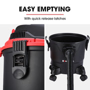 BAUMR-AG 15L 1200W Wet and Dry Vacuum Cleaner, with Blower, for Car, Workshop, Carpet