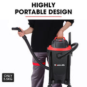 BAUMR-AG 30L 1200W Wet and Dry Vacuum Cleaner, with Blower, for Car, Workshop, Carpet